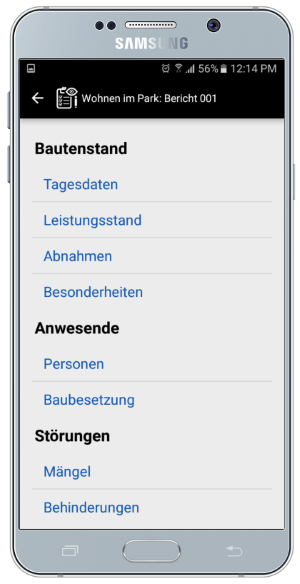 Bauskript Bautagebuch Software mit kostenlosen Apps